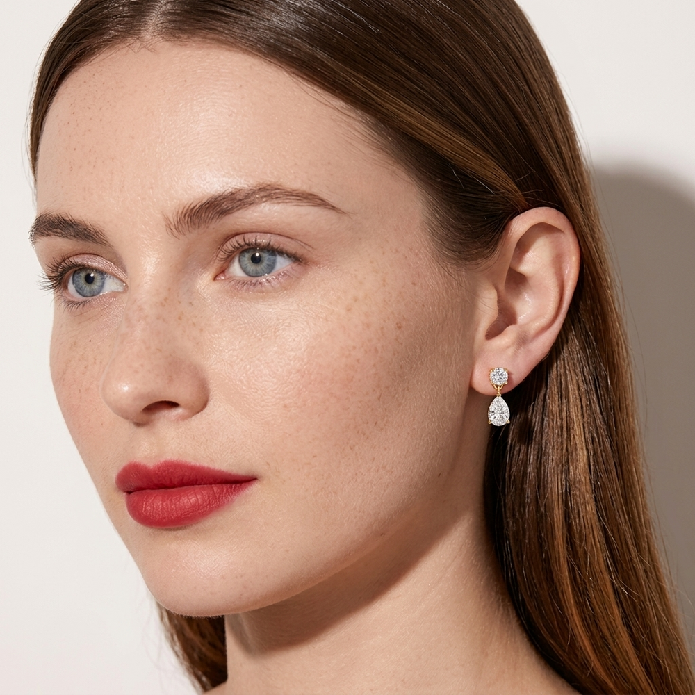 Boucles d'oreilles goutte