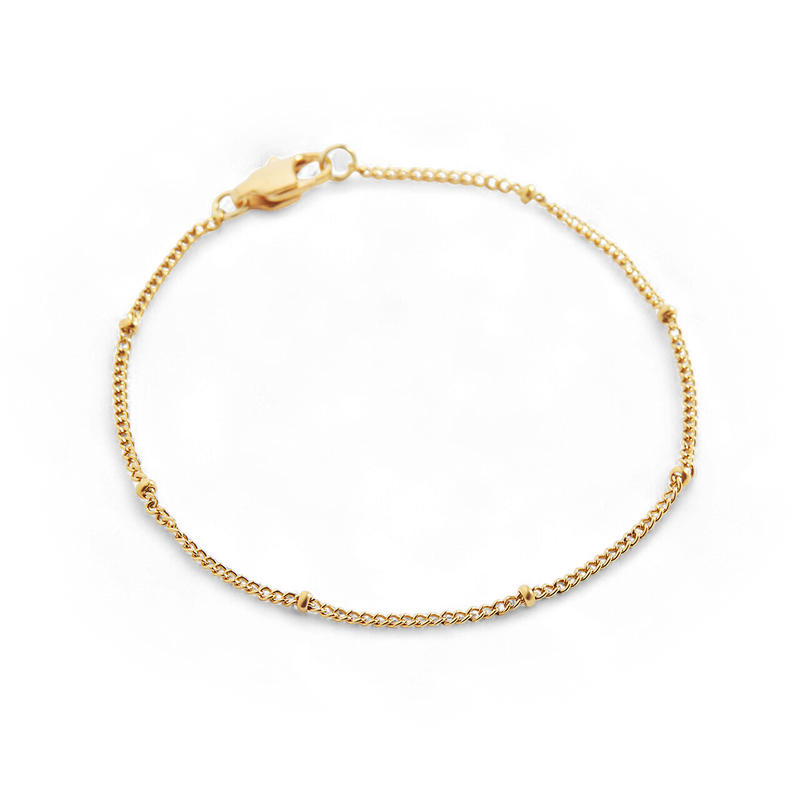 Bracelet chaîne satellite