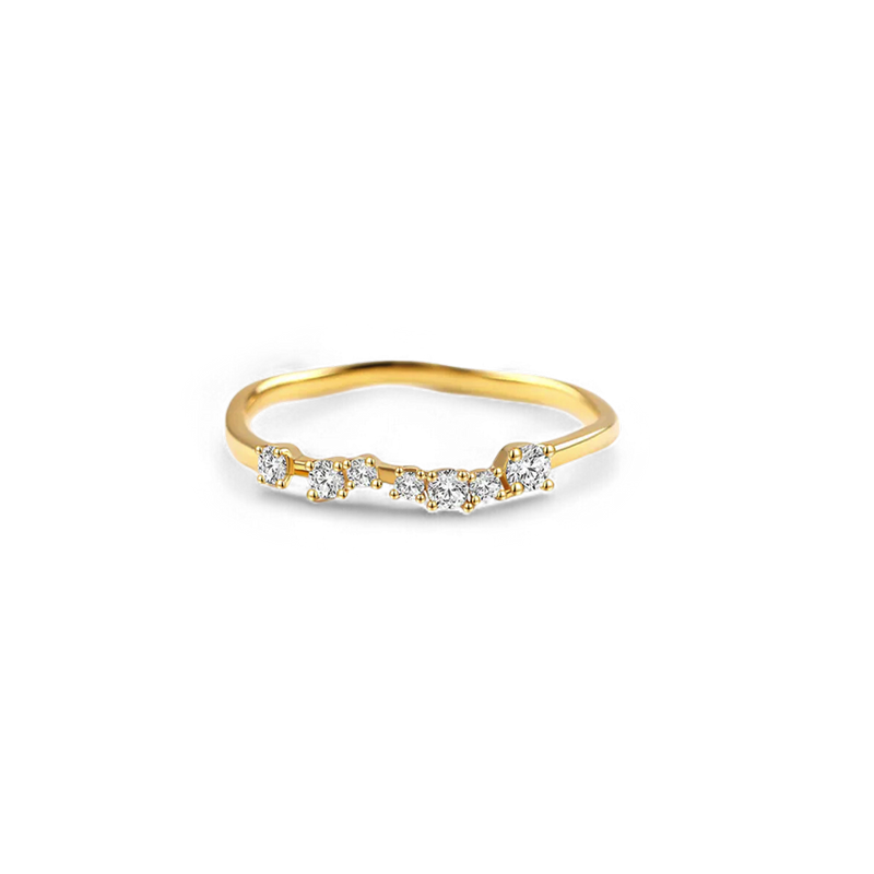 Bague diamant scintillante