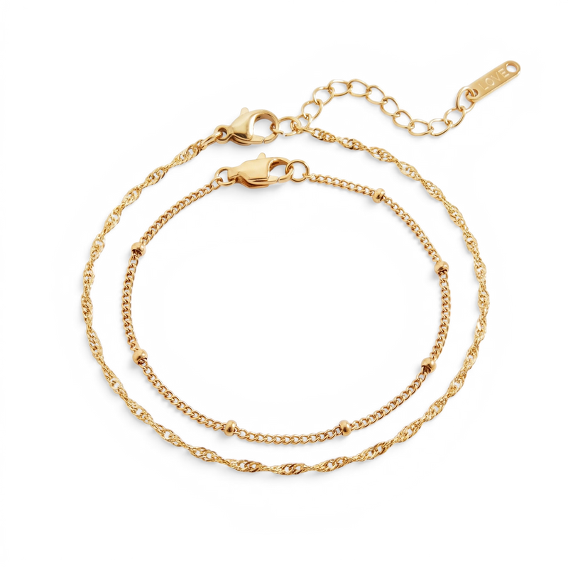 Duo bracelets Singapour et satellite