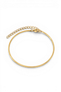 Bracelet manchette barre pleine