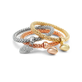Bracelet cœurs pleins