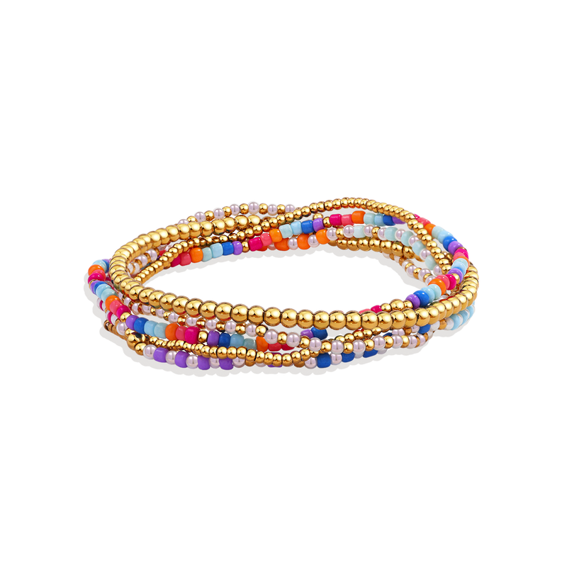 Ensemble de bracelets à perles Été