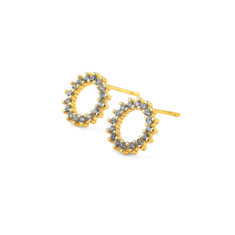 Boucles d’oreilles rayons de soleil