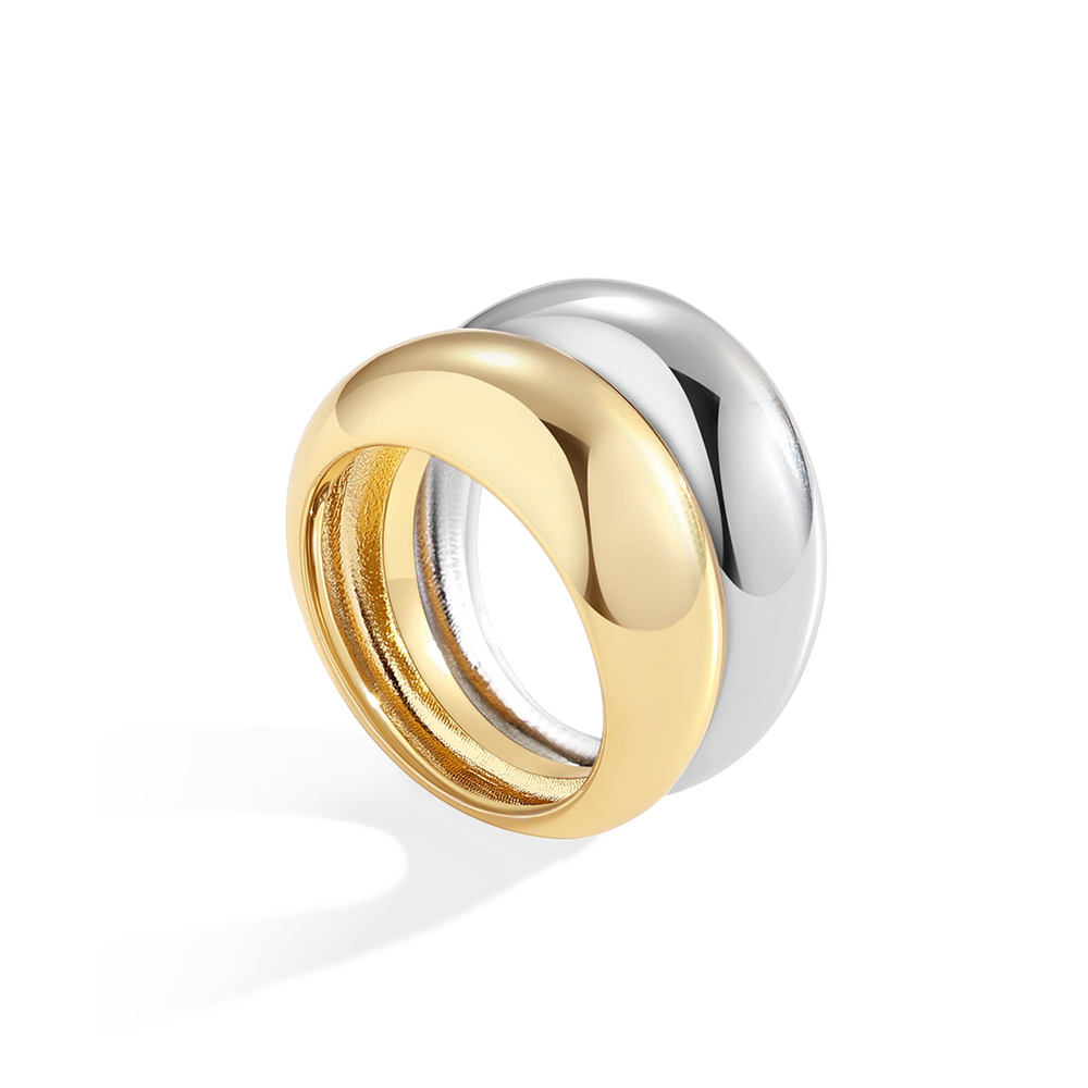The Merge Mixed Metal Ring