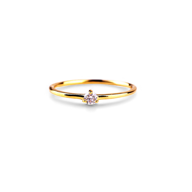 Bague petit diamant