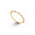 Bague éternité flottante ultra-fine