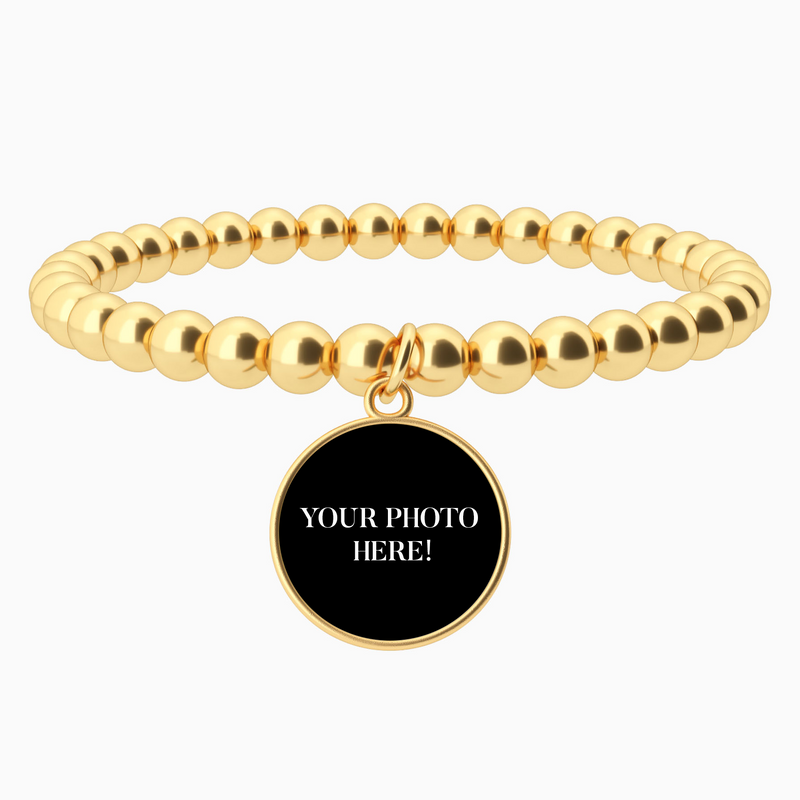 Diana personligt berlockarmband med foto
