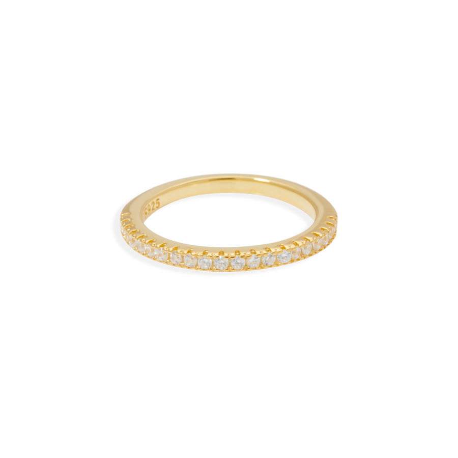 Micro Pavé Eternity Stacking Ring