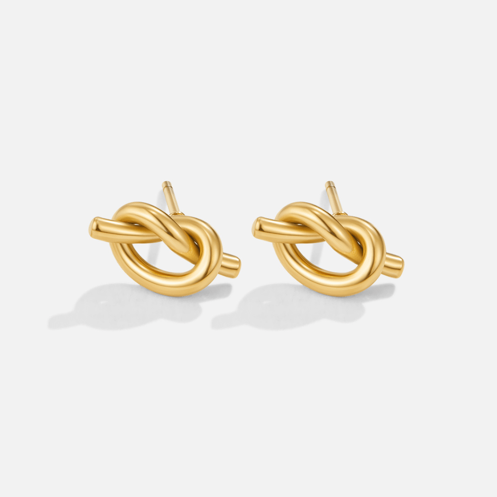 Adela rosettformade örhängen guld