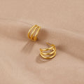 Anaya gullfargede trippel-hoops