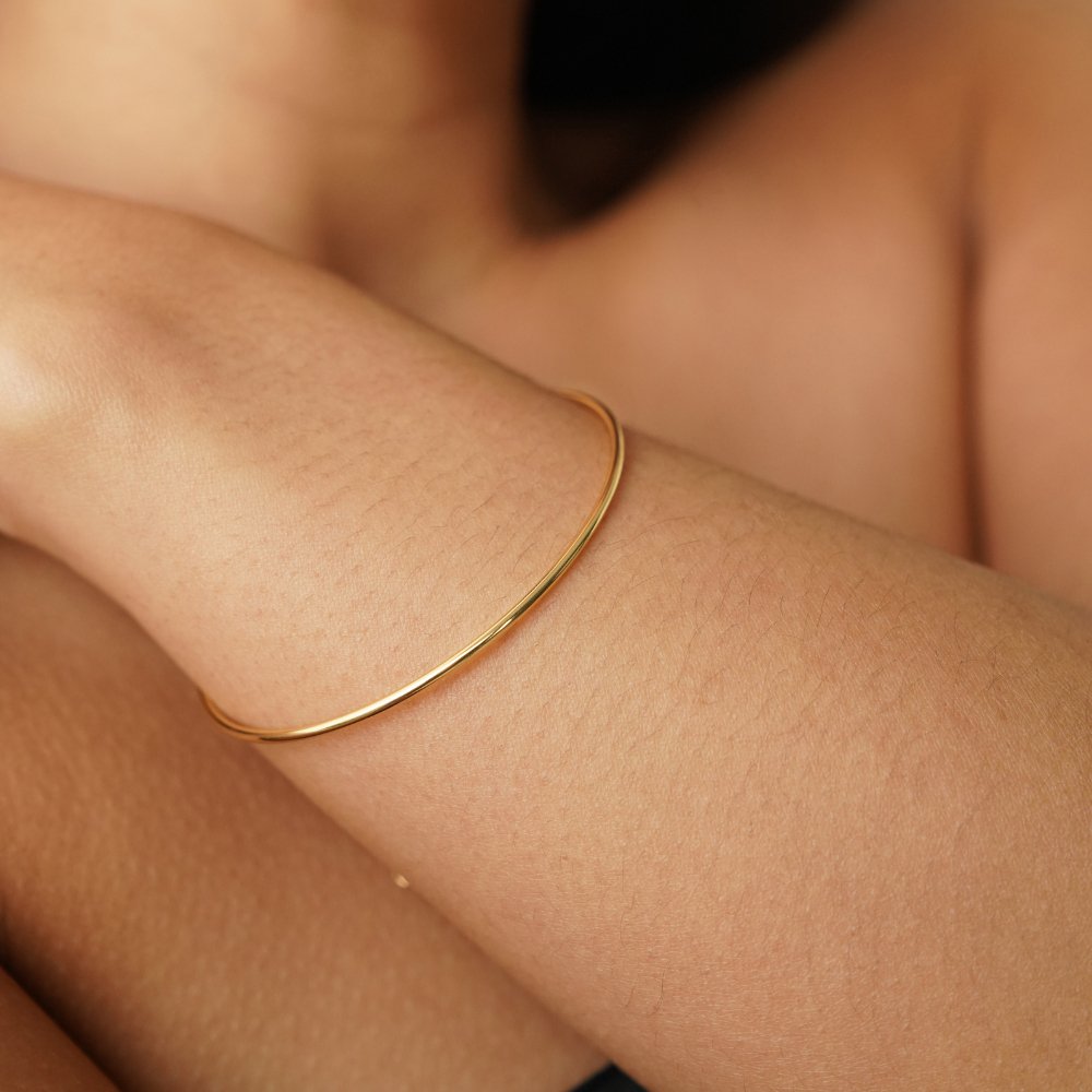 Aspen minimalistiskt armband guld – bild 2