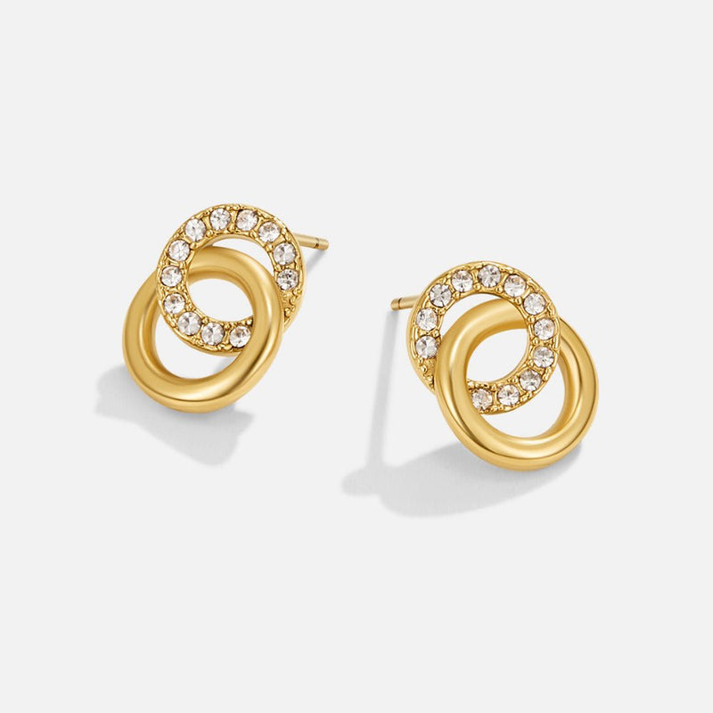 Aurea sammenflettede hoops