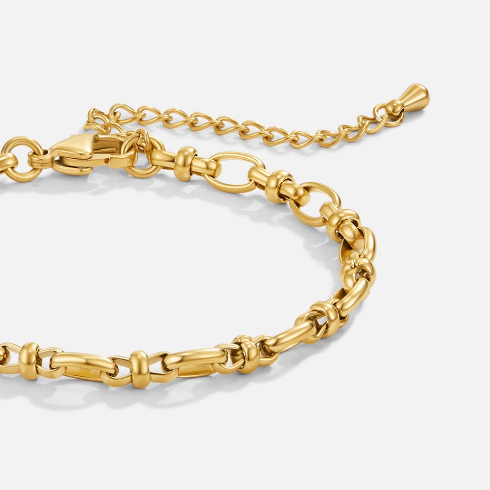 Cami armband med knutna länkar guld