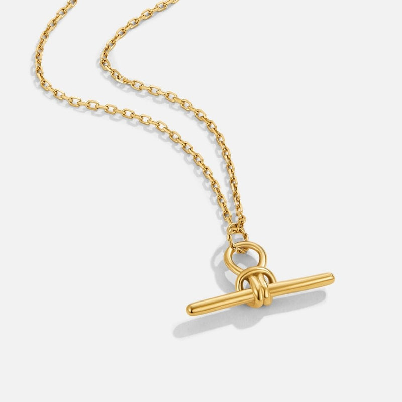 Cassy halsband med T-lås och hänge