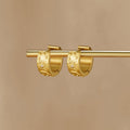 Celestial gullfargede hoops