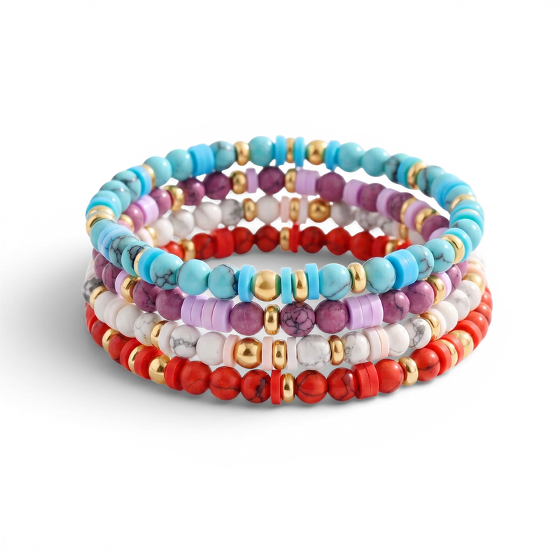 Bracelet à perles pierre de naissance