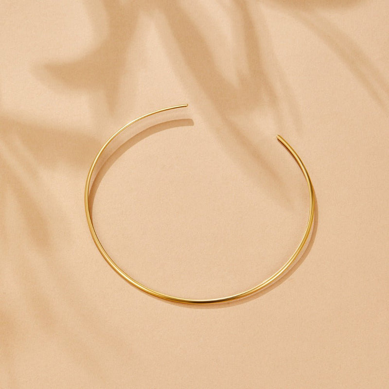 Fint stelt halsband guld