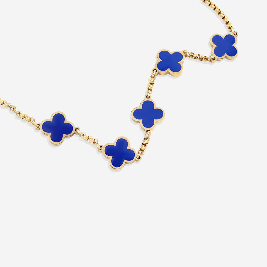 Bracelet charm trèfle