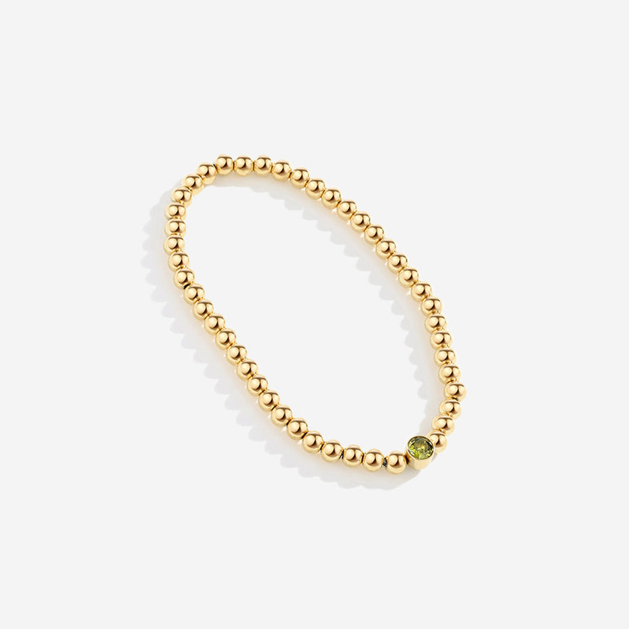Armbånd med boblekuler og månedsstein – bilde 8