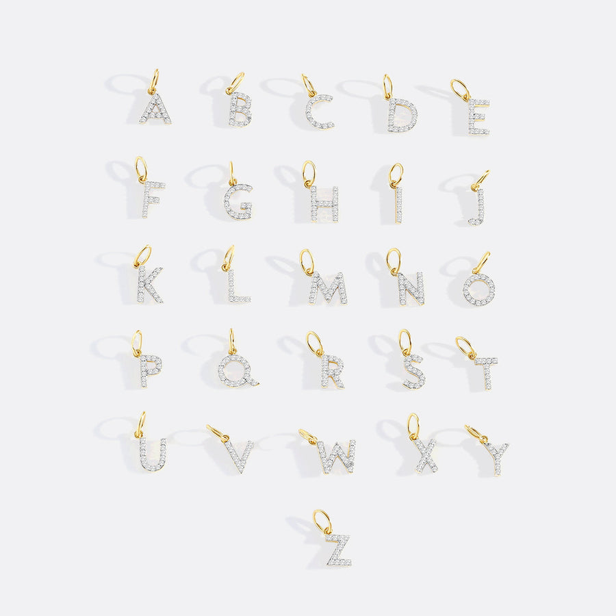 Diamond Initial Charm