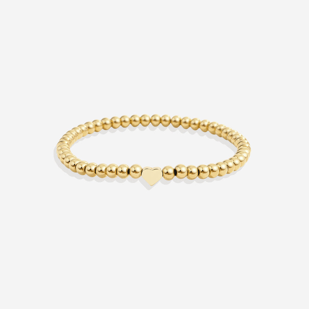 Mint & Lily Bracelet Perles Cœur Superposable
