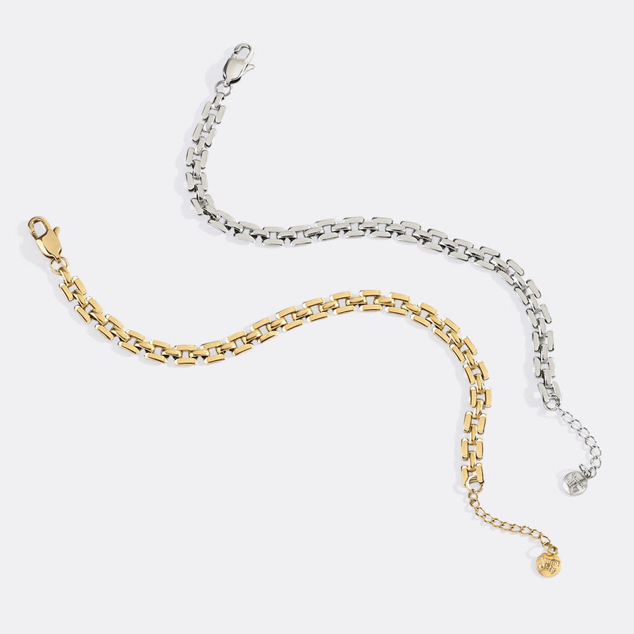 Timepiece Link Chain Bracelet