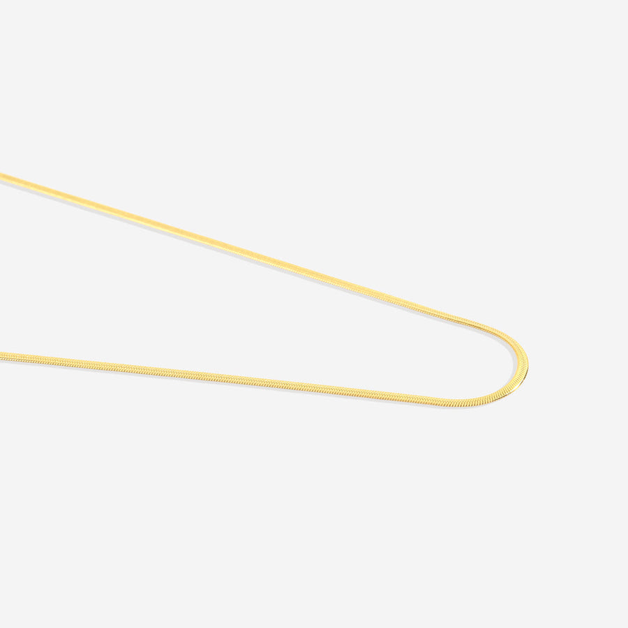 Dainty Herringbone Chain Necklace