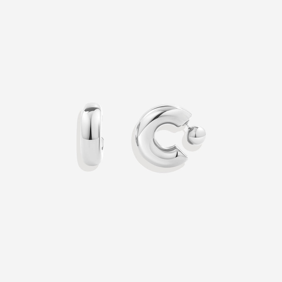 Reversible Hoop Earrings