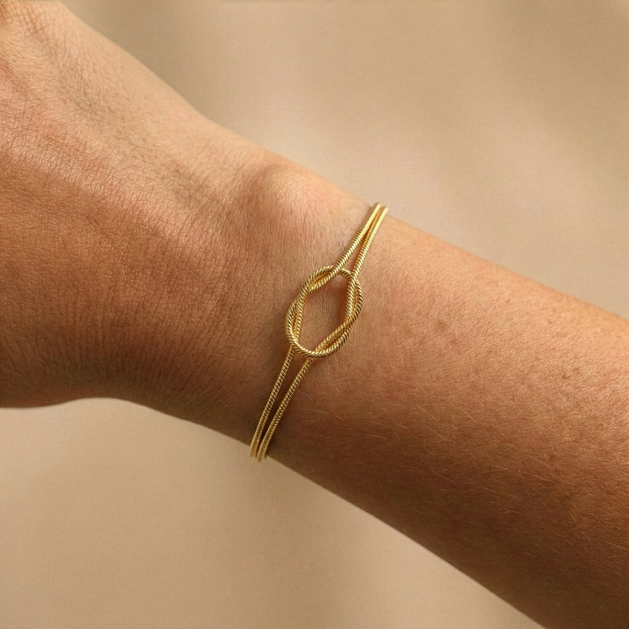 Bracelet nœud délicat