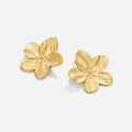 Blomörhängen guld