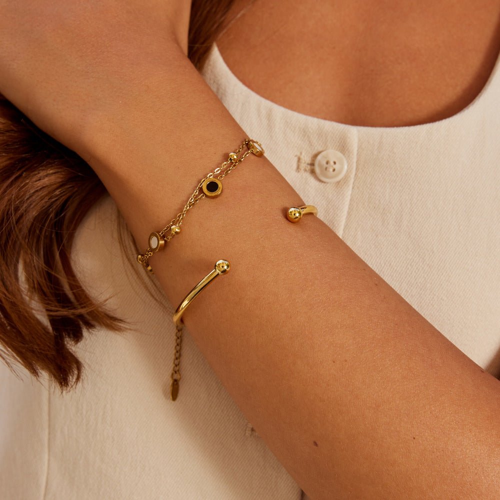 Penelope armring, 18K gullbelagt – bilde 2