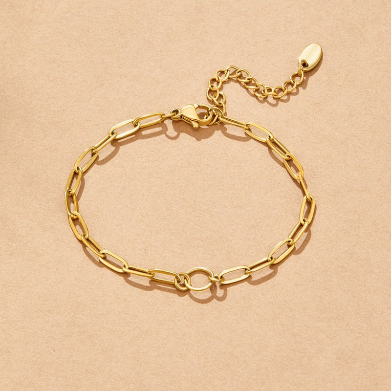 Pia berlockarmband med länkkedja