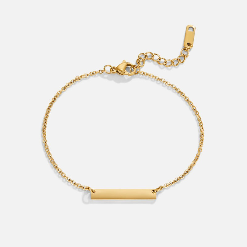 Rina guldfärgat armband med stav