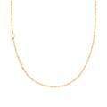Collier initiales latérales