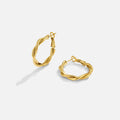 Celine tvunnede hoops