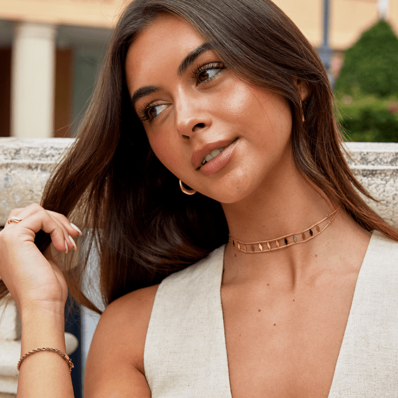 Zara choker i gull