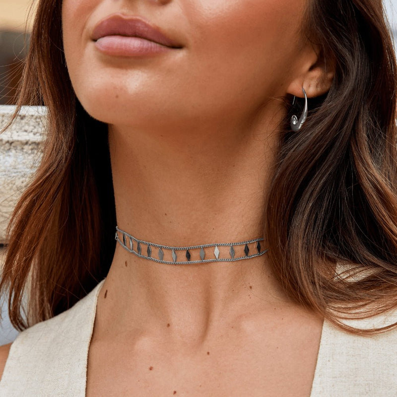 Zara choker i sølv